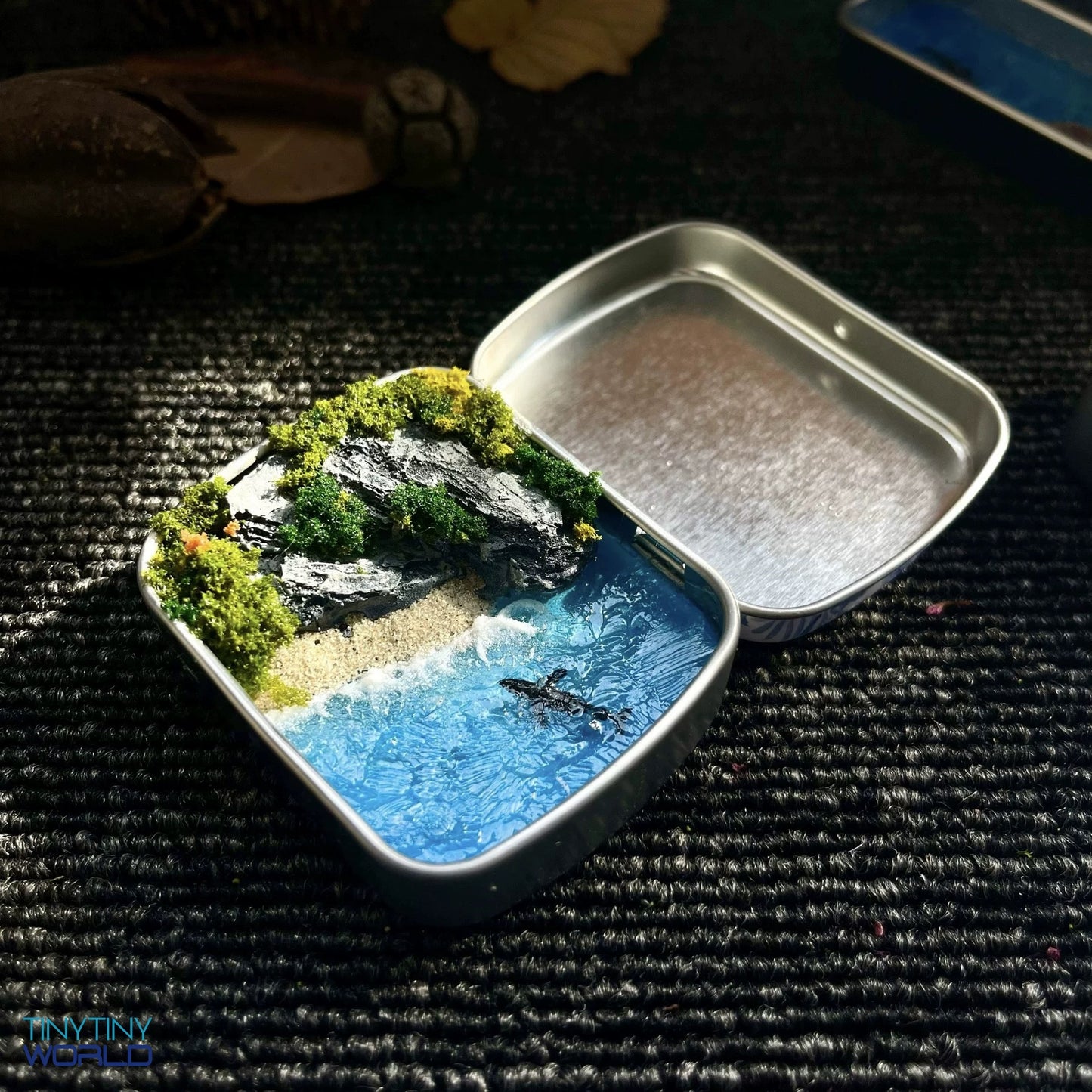 The Coast Miniature Epoxy Resin Art Ocean Whale Hand-made Display Gift