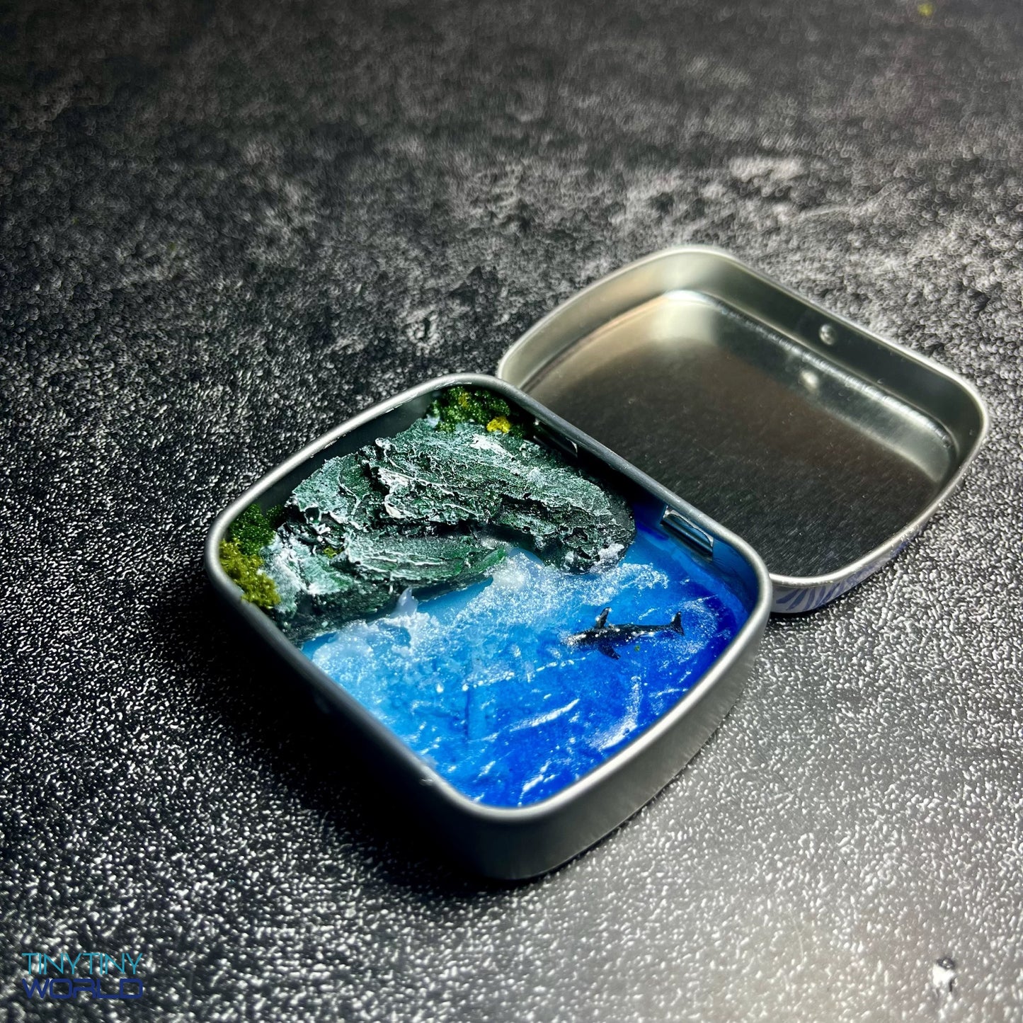The Coast Miniature Epoxy Resin Art Ocean Whale Hand-made Display Gift