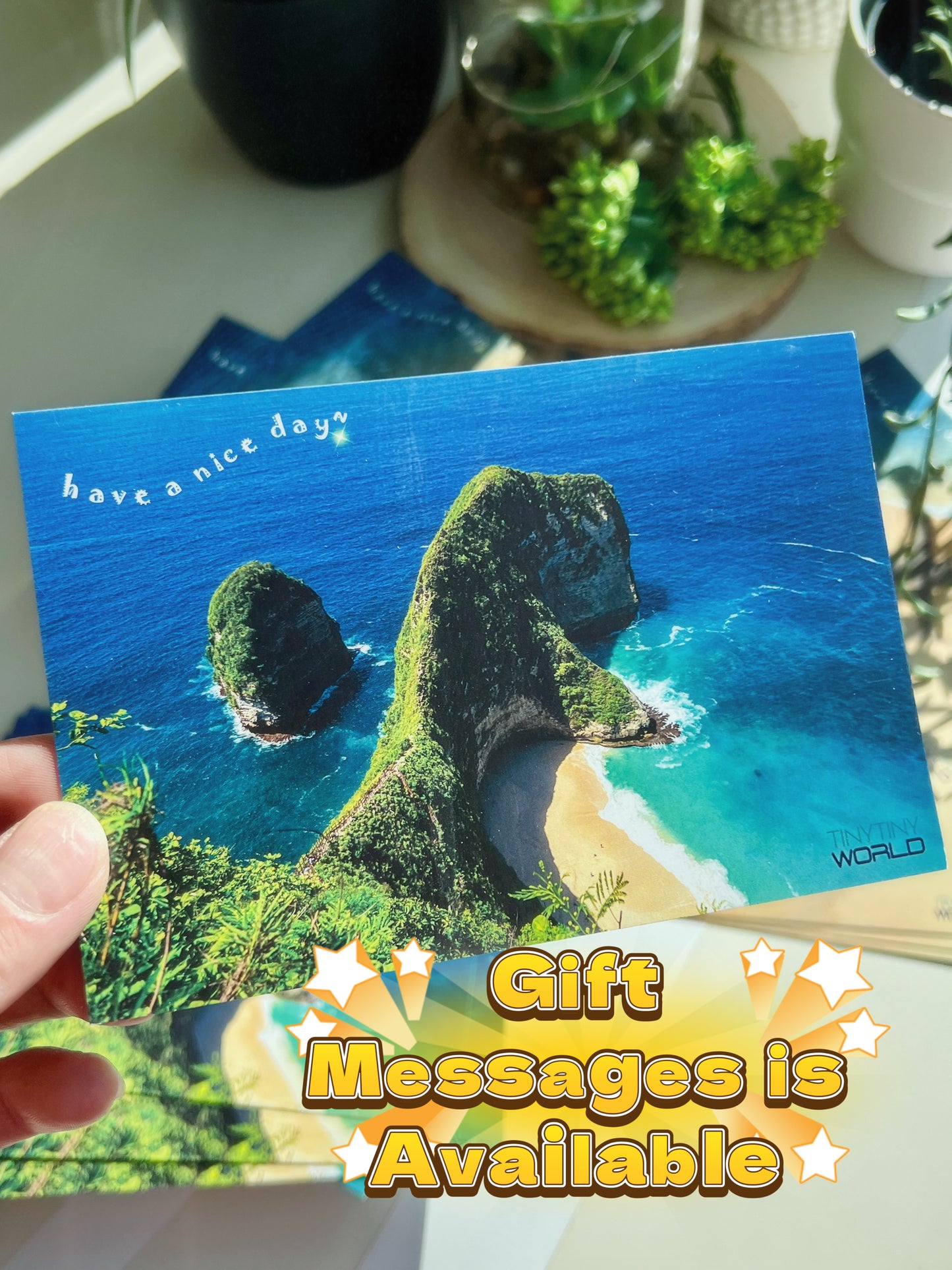 Kelingking Beach Nusa Penida Island Miniature Resin Art Hand-made Display Memorial Gift