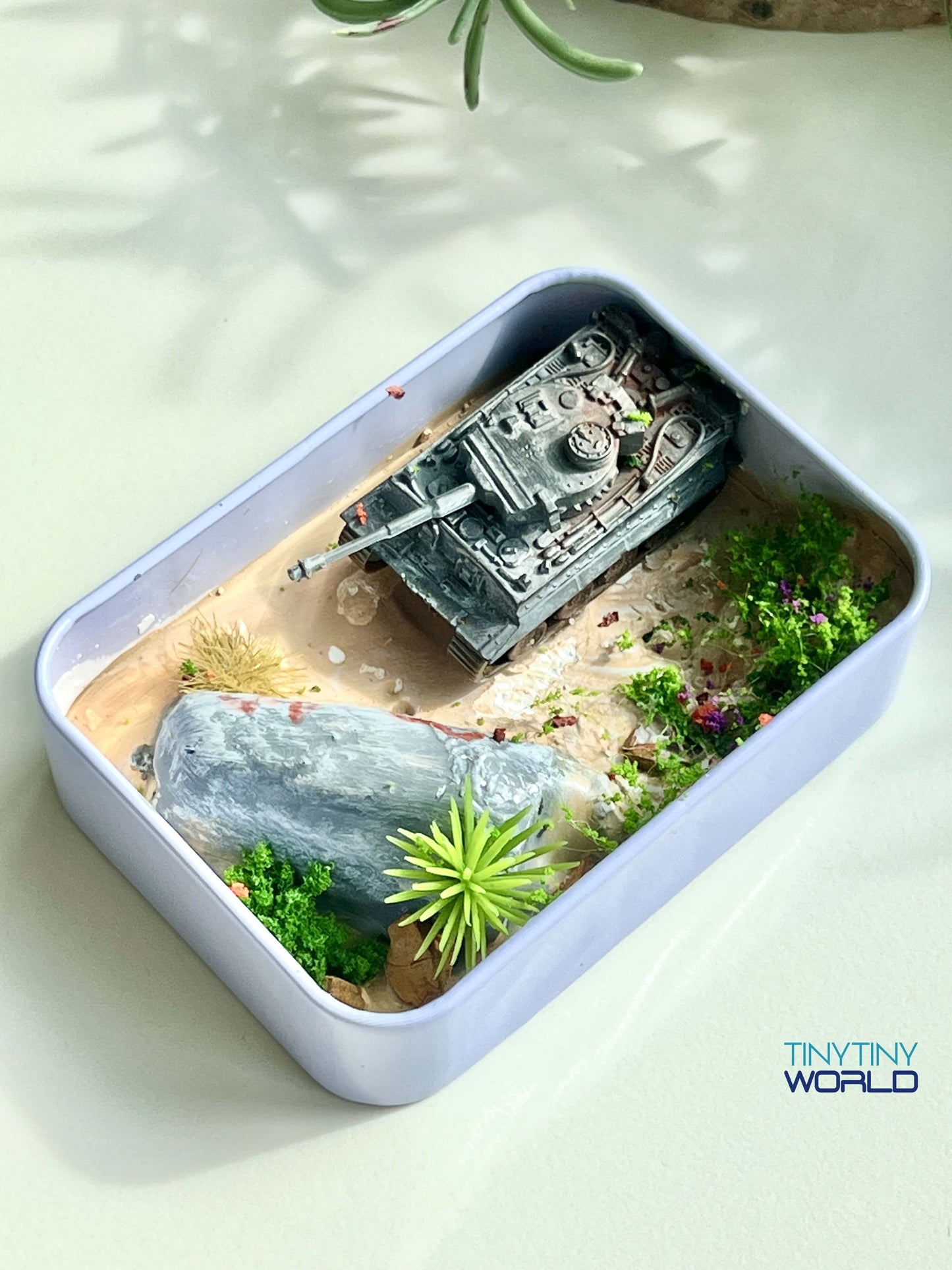 Military Tank Realistic Miniature Epoxy Resin Art Display Home Decor Unique Memorial Gift