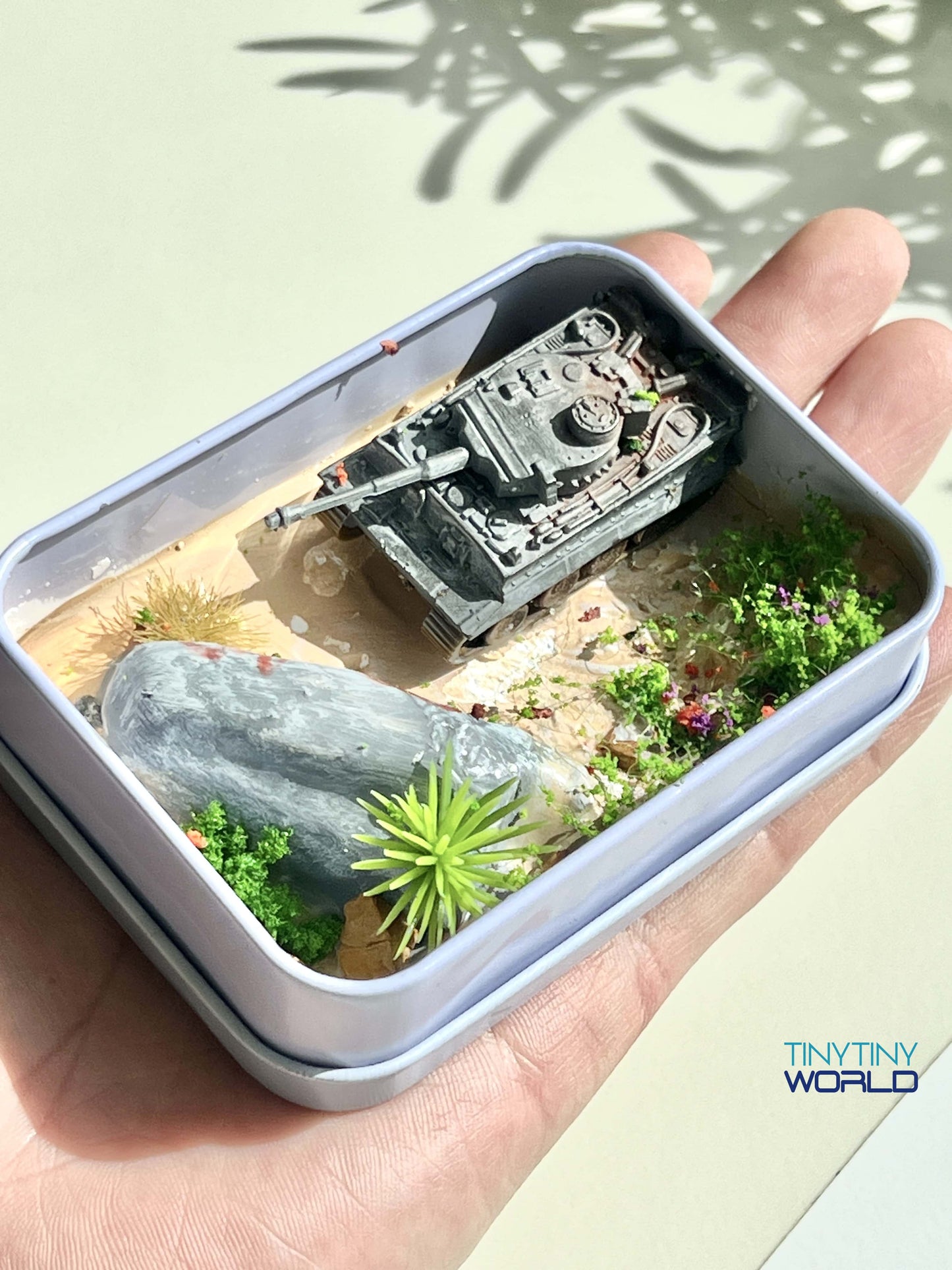 Military Tank Realistic Miniature Epoxy Resin Art Display Home Decor Unique Memorial Gift