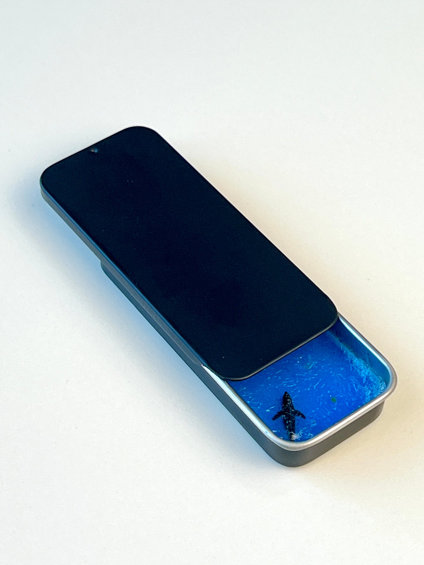 Ocean Whale Coast Miniature Epoxy Resin Art Hand-made Display Memorial Gift
