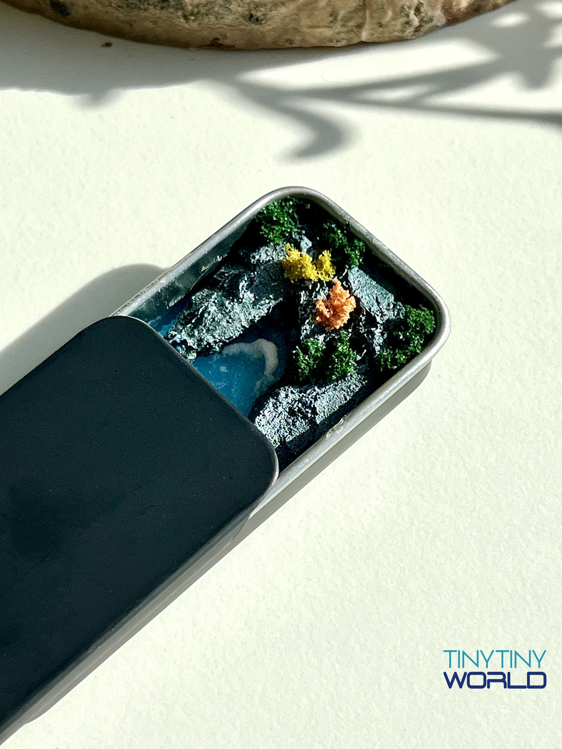 The Coast in the Box Miniature Epoxy Resin Art Ocean Whale Handcraft Display Gift