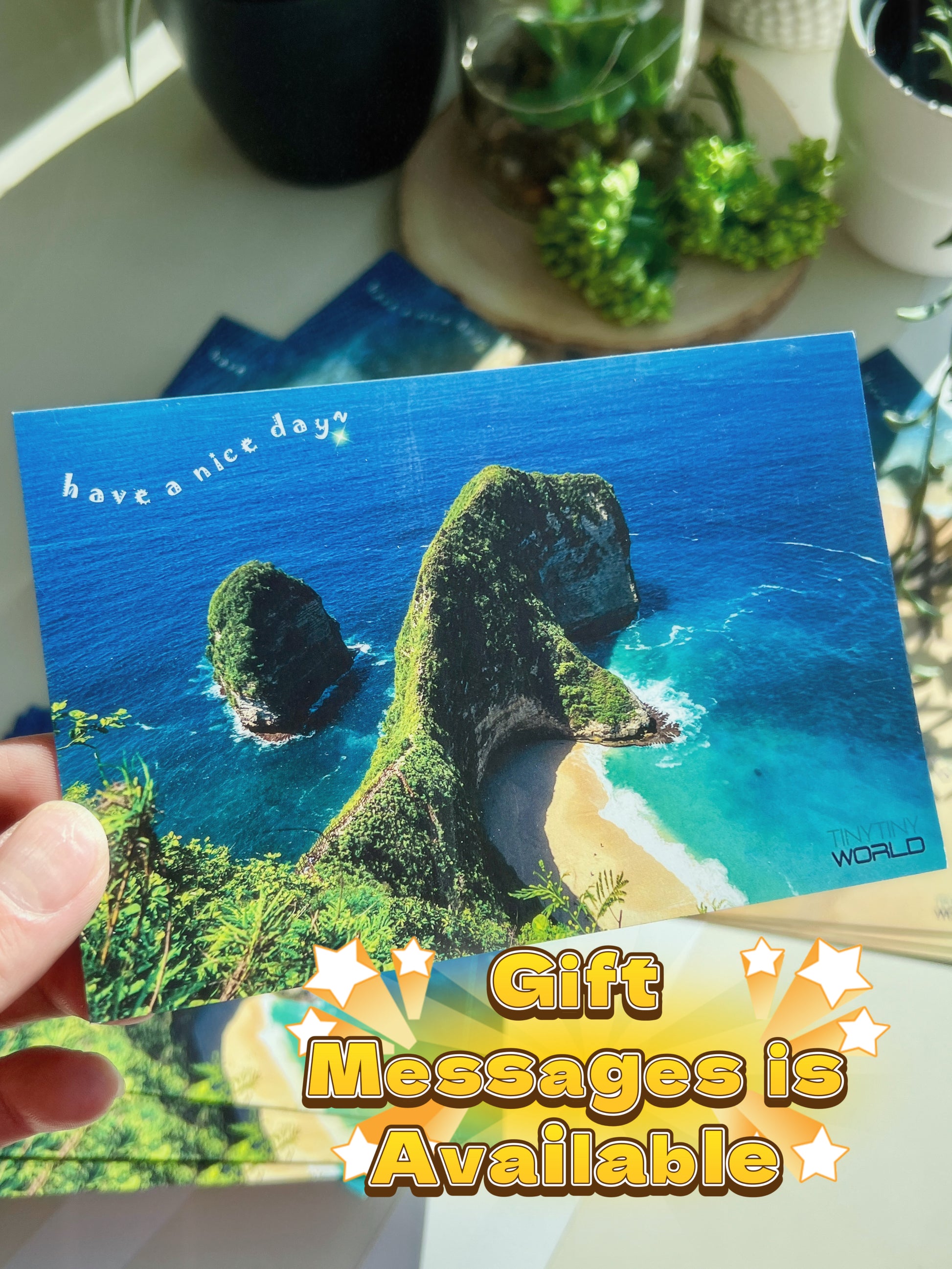 Kelingking Beach Nusa Penida Island Miniature Resin Art Hand-made Display Memorial Gift