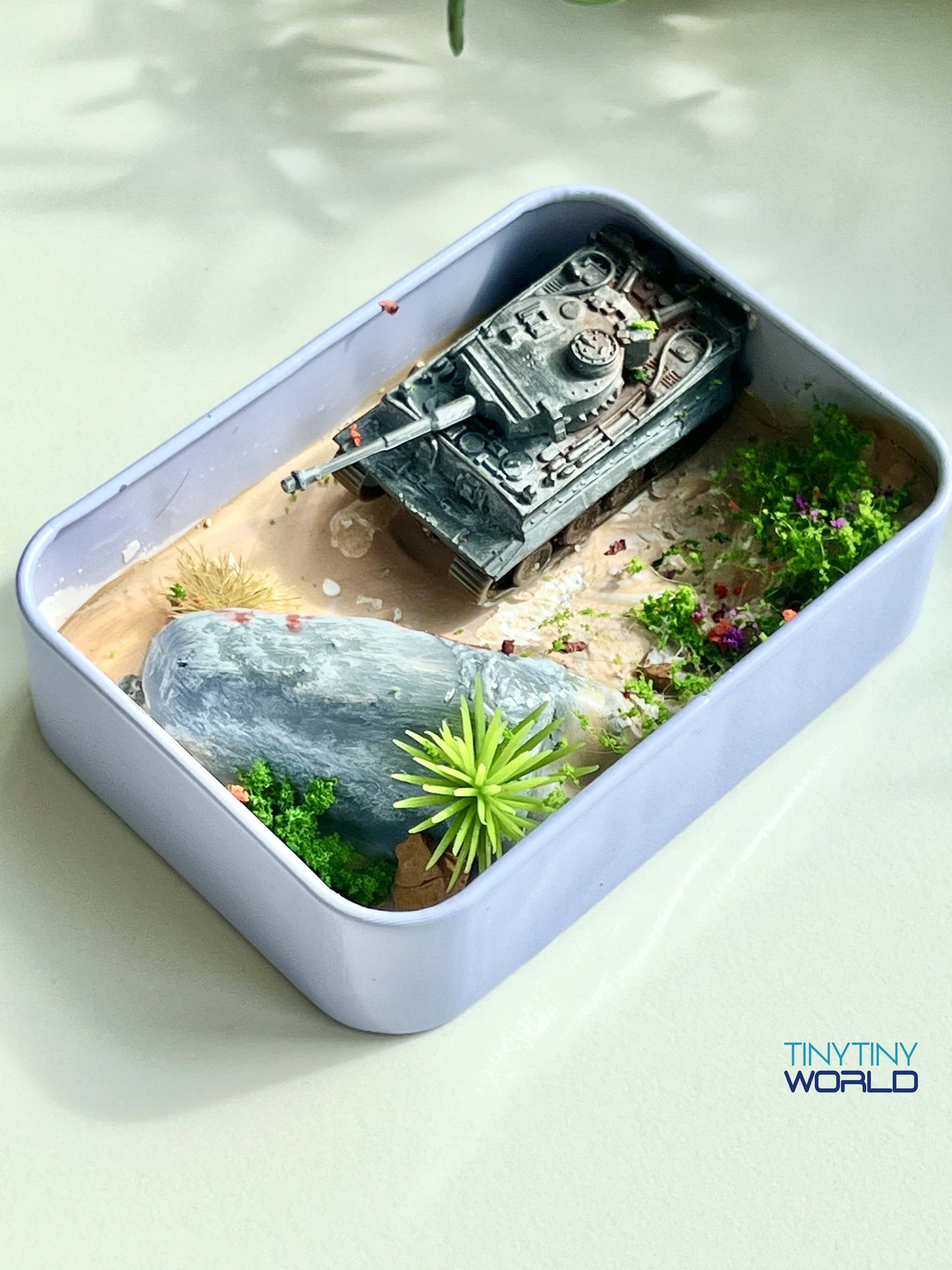 Military Tank Realistic Miniature Epoxy Resin Art Display Home Decor Unique Memorial Gift 