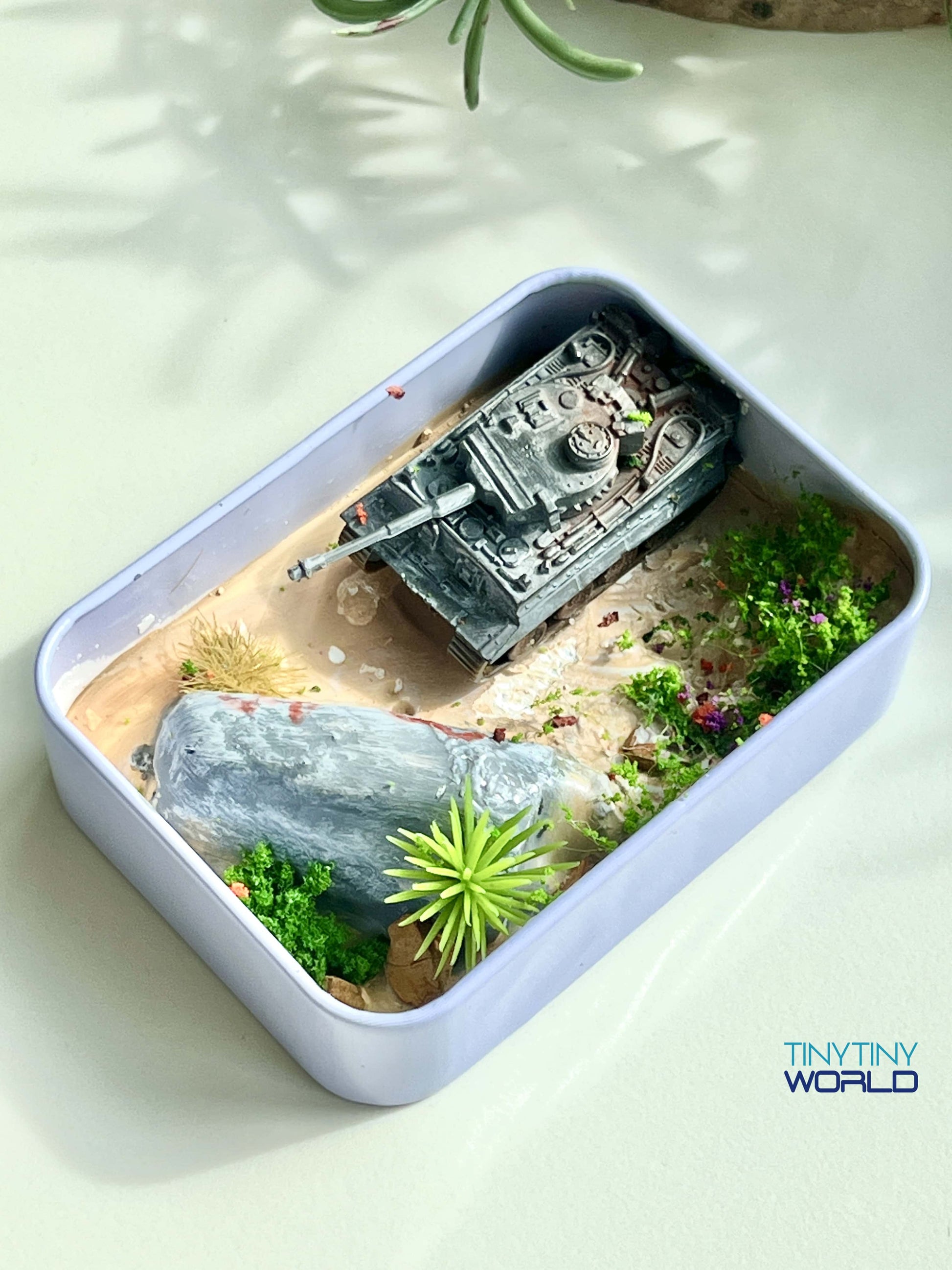 Military Tank Realistic Miniature Epoxy Resin Art Display Home Decor Unique Memorial Gift 