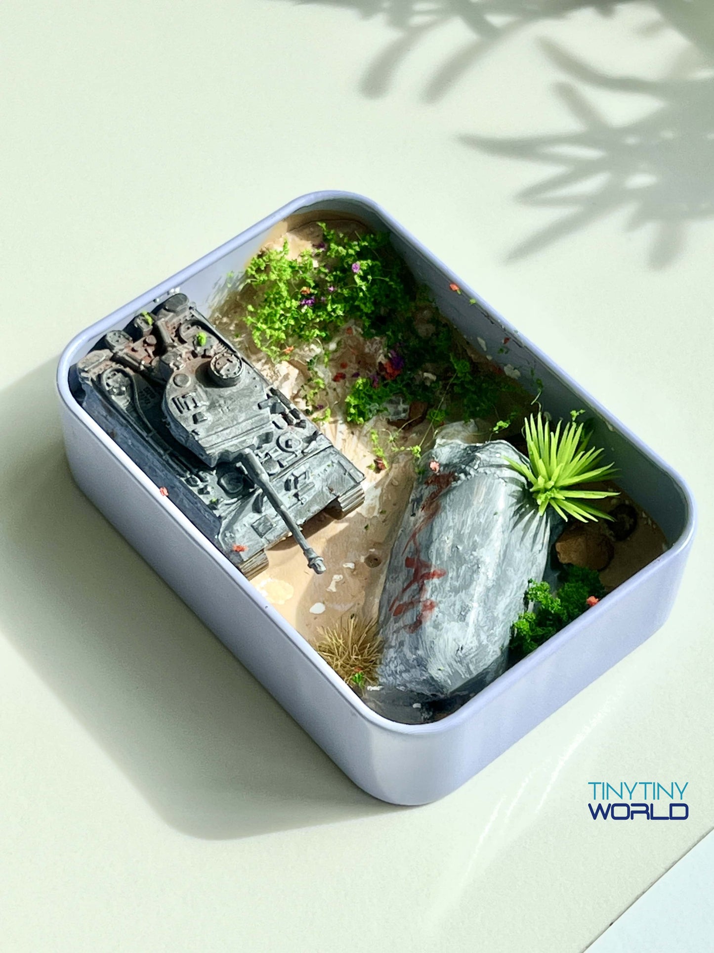 Military Tank Realistic Miniature Epoxy Resin Art Display Home Decor Unique Memorial Gift 