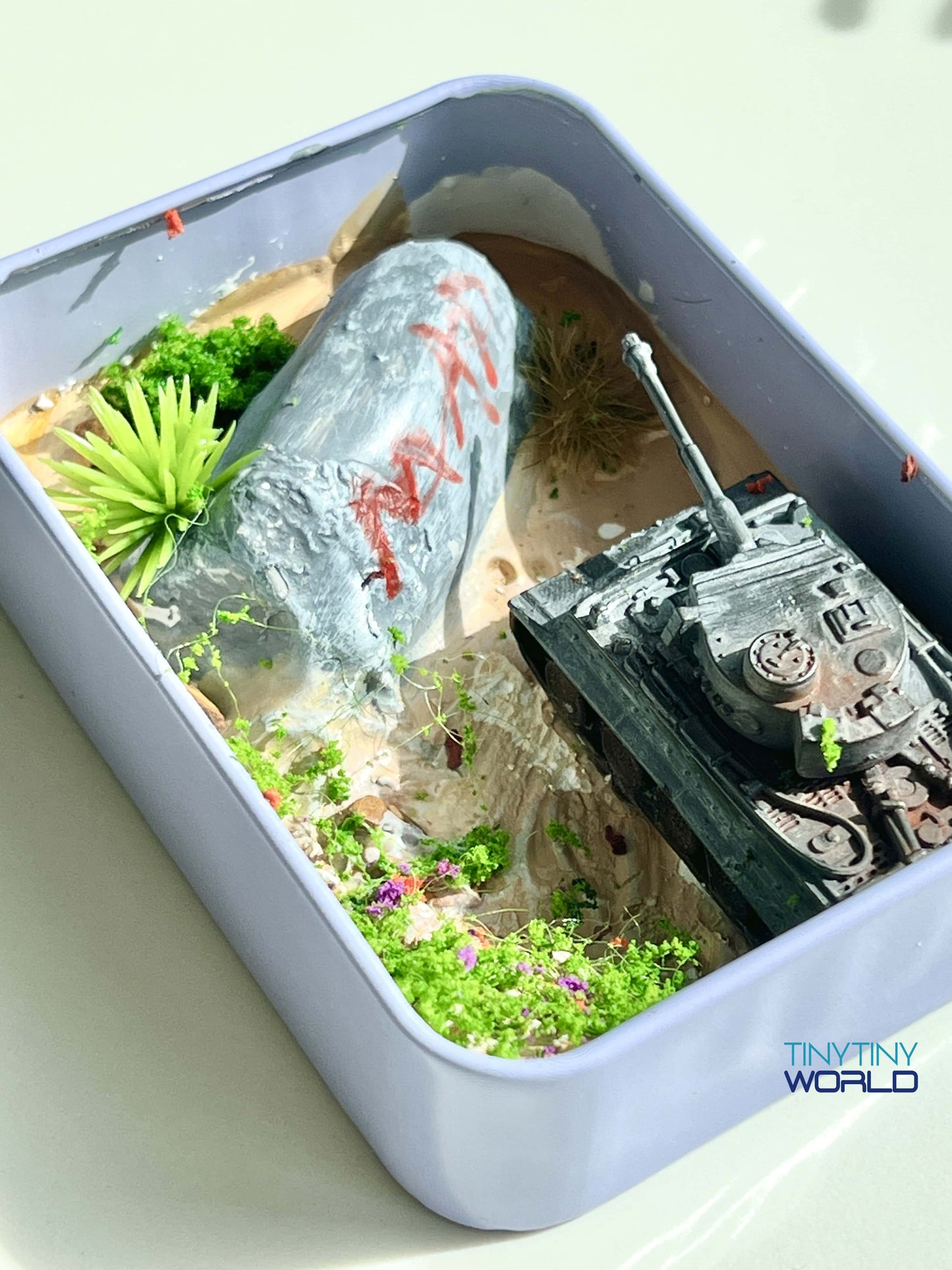 Military Tank Realistic Miniature Epoxy Resin Art Display Home Decor Unique Memorial Gift 